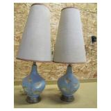 60s table lamp set 