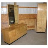 burled maple bedroom set by>