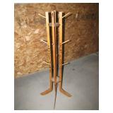 hockey stick coat rack