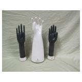 porcelain store display hands>