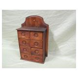 wooden spice box