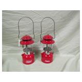 red Coleman lanterns >