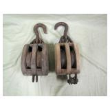large pulleys