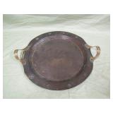copper platter brass handles