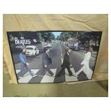 Beatles framed poster