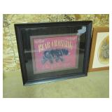 lg Bear Crossing wall decor