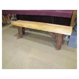 maple & cedar bench