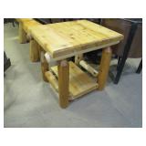 pine accent table