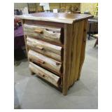 log & cedar chest of drawers >