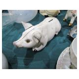 cast iron pig bank