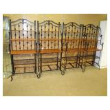 4 metal & wood baker