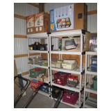shelves full of new items