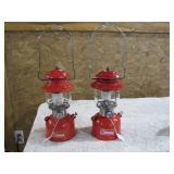 red coleman lanterns, close ups>>