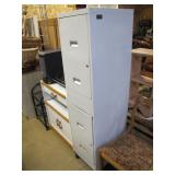 2 - 2 drawer file cabs
