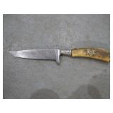 Puma stag handle sheath knife>