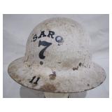 white military helmet >