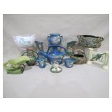 group pic of Roseville pottery