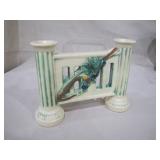 Roseville corinthian candlestick