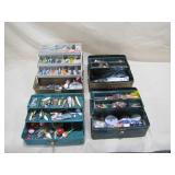 tackle boxes with tackle