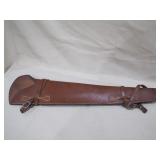leather rifle scabbard