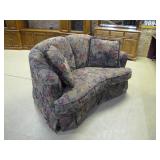 platform rocking loveseat