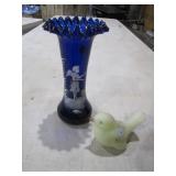 Mary Gregory & Fenton bird