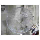 cut glass charger plate