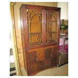 walnut china cabinet