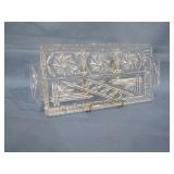 cut glass relish tray