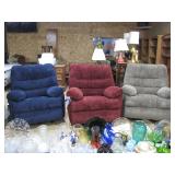 3 new recliners and >>>>