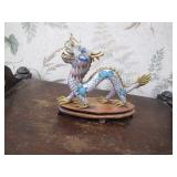 porcelian enameled dragon