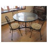 sunroom wrought iron set