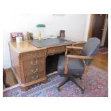 Walnut executive Rishel desk >