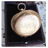 18k gold pocket watch >>