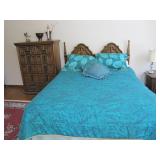 and queen bed