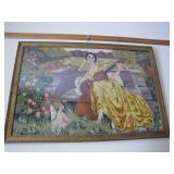 cross stitch guitar lady >