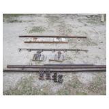 old barn door sliding track rails>