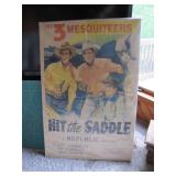 Hit the Saddle movie poster with 