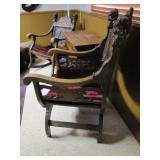 with original upholstered cushion>