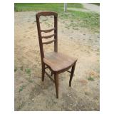 quarter sawn oak ladder back chair