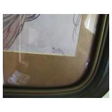 pillow glass period frame