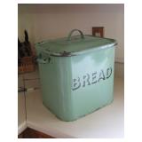 porcelain enamel bread box
