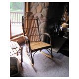 sample of modern bark on furniture included