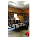 like new 7 x 12 trailer w/ramp gate>