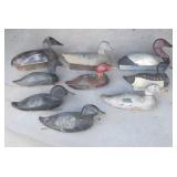 wooden duck decoys