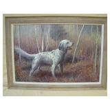 Jim Foote oil on canvas English Setter>