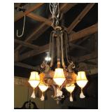 brass/bronze tall large hanging>