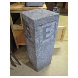 heavy granite N, S. E. W, property marker