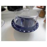 Emile Henry covered cake plate>