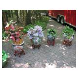 oriental style jardinieres 